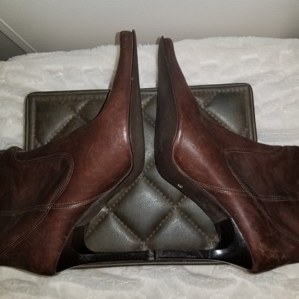 Aldo Brown Leather Boots Size 9 1/2